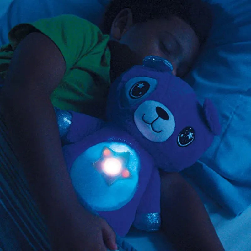 Baby Stuffed Animal With Light Projector Starry Sky Comforting Unicorn Plush LED Galaxy Night Light Cuddly Novelty Lamp Toy Gift