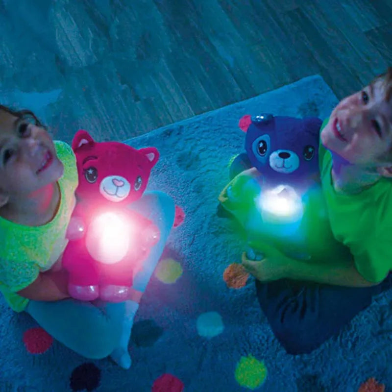Baby Stuffed Animal With Light Projector Starry Sky Comforting Unicorn Plush LED Galaxy Night Light Cuddly Novelty Lamp Toy Gift