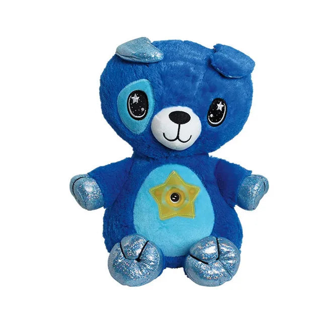 Baby Stuffed Animal With Light Projector Starry Sky Comforting Unicorn Plush LED Galaxy Night Light Cuddly Novelty Lamp Toy Gift