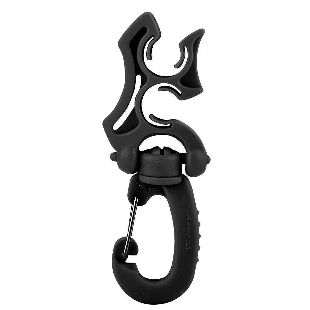 Scuba Diving Clip Double BCD Hose Holder Clip Regulator Retainer Buckle Hook For Dive Snorkeling Accessories