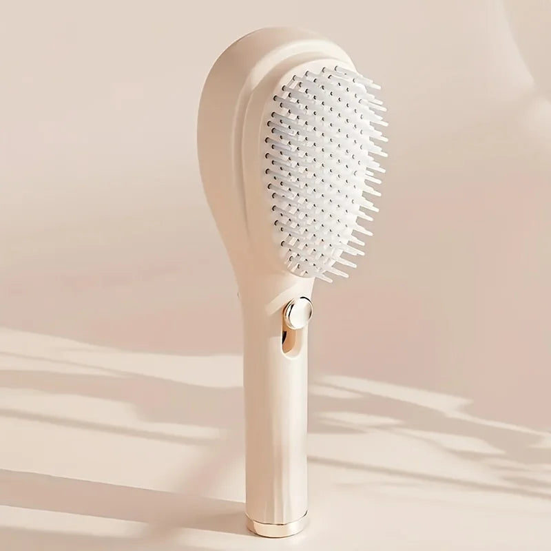 1pcs Magic Retractable Hair Comb-Anti-Static Scalp Massaging & Detangling Brush for All Hair Types Holiday Gift Box Beauty Tool