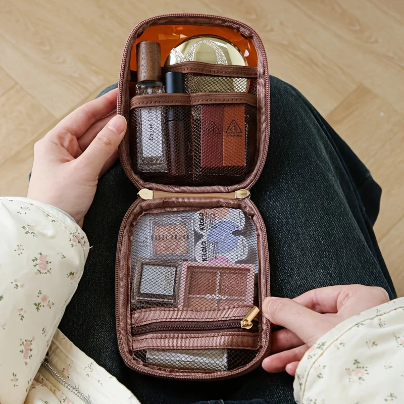 Transparent Travel Cosmetic Bag, Portable Mini Waterproof Cosmetic Lipstick Storage Bag, Multifunctional Clutch Bag
