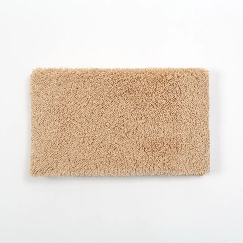 Cashmere Warm Collor Ring Winter Scarf Solid Plush Thick Outdoor Sports Men Women Children Neckerchief Full Face Mask Muffler