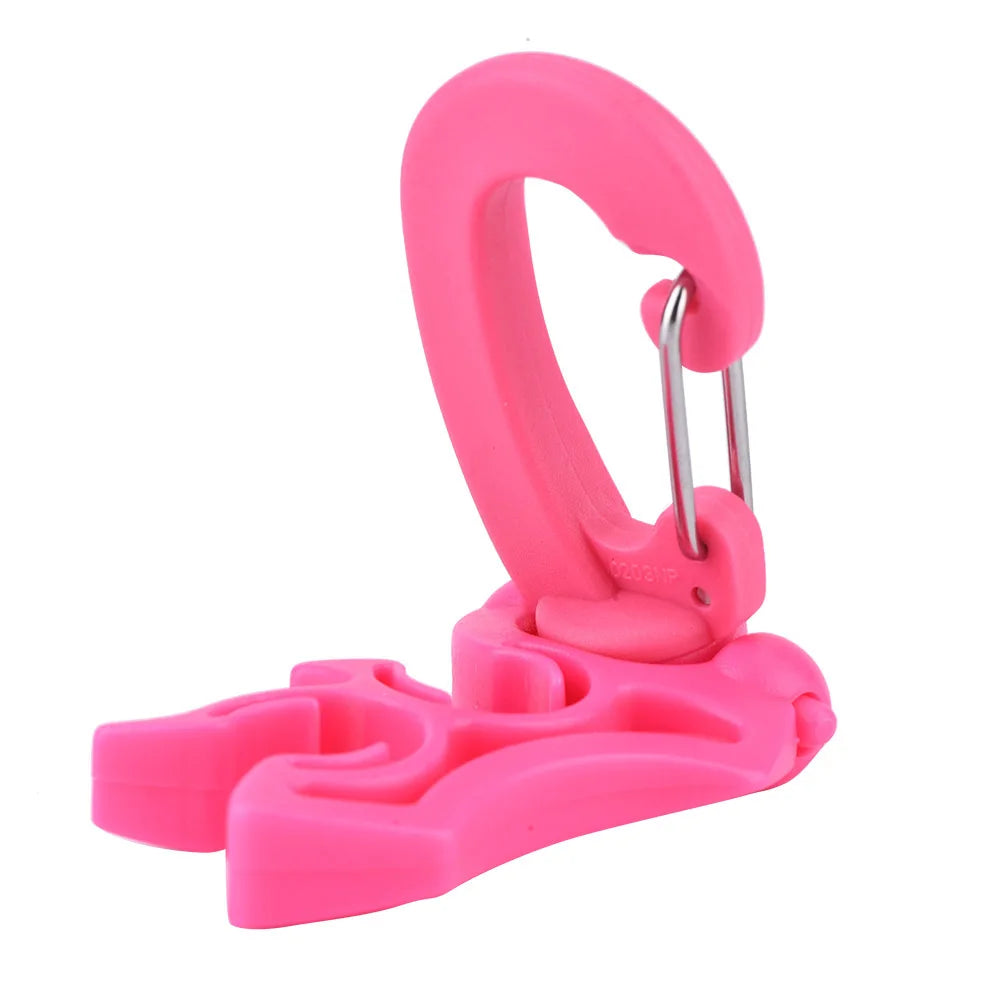 Scuba Diving Clip Double BCD Hose Holder Clip Regulator Retainer Buckle Hook For Dive Snorkeling Accessories