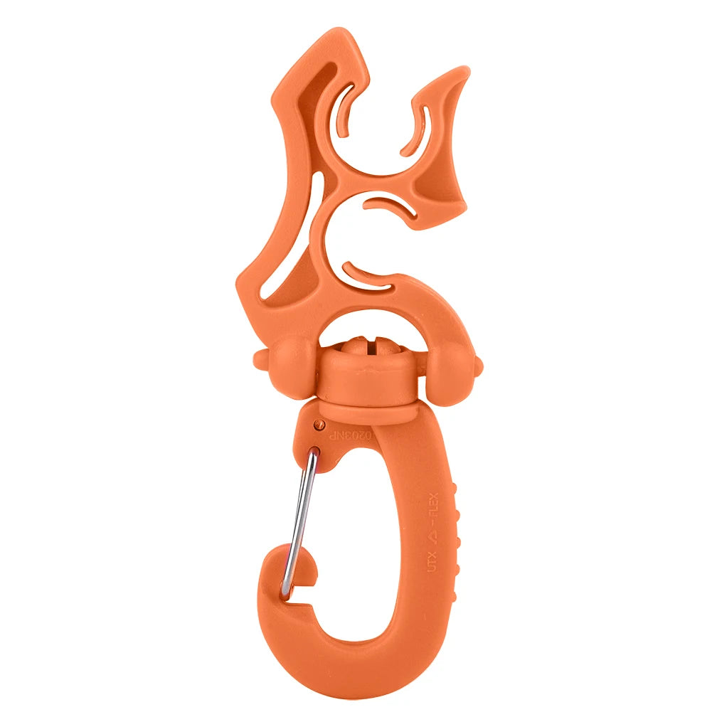 Scuba Diving Clip Double BCD Hose Holder Clip Regulator Retainer Buckle Hook For Dive Snorkeling Accessories