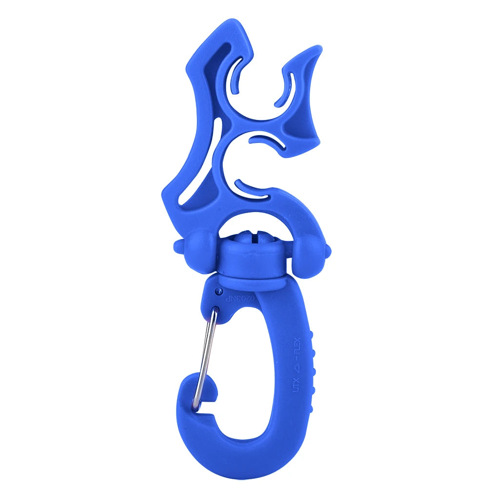Scuba Diving Clip Double BCD Hose Holder Clip Regulator Retainer Buckle Hook For Dive Snorkeling Accessories
