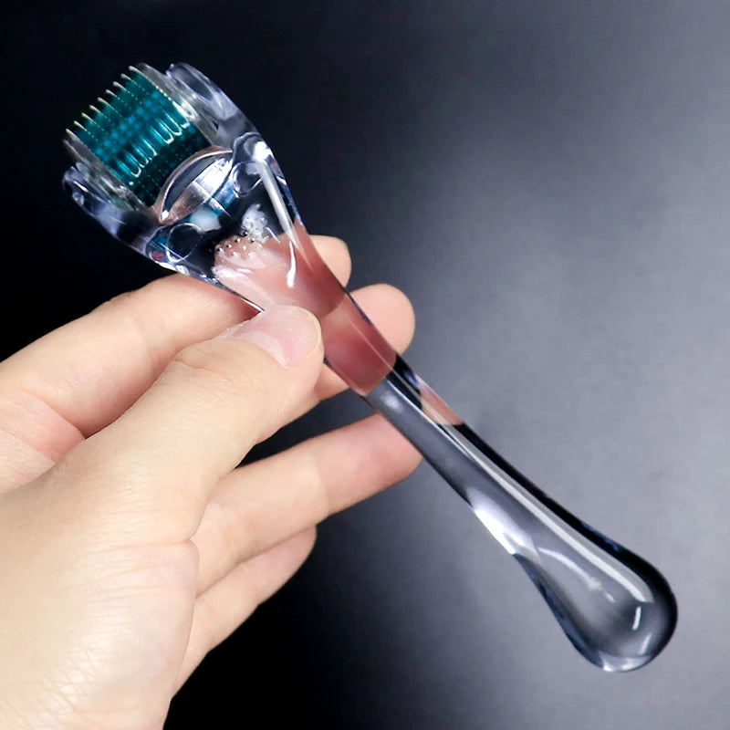 1Pcs Derma Roller 0.2/0.25/0.3mm for Hair Beard Grow Titanium 540 Microneedles Cosmetic Beauty Facial Device for Women and Man